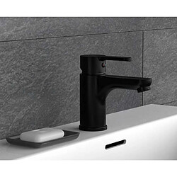 SCHÜTTE Mitigeur de lavabo DENVER Noir mat