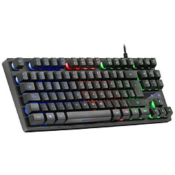 Mars Gaming MK02FR clavier USB AZERTY Français Noir