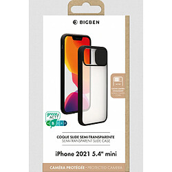 Avis Coque iPhone 13 mini Slide Contour Noir Bigben