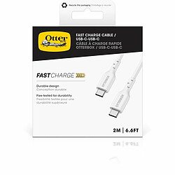 Câble USB C OtterBox Power Delivery pour téléphone portable 2 m Blanc