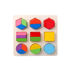 Avis RedMiter Puzzle Éducatif Est Conçu En Bois Géométrie Bois Jouets Pour Bébé Enfants Apprentissage BT453