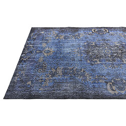 Acheter Vidal Tapis de laine 297x178 Bleu Ultra Vintage