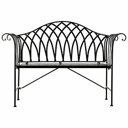 Acheter Banc Alexandra House Living Noir Fer 50 x 88 x 110 cm