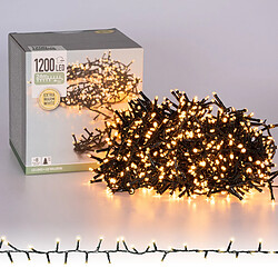 Ecd Germany Guirlande lumineuse à LEDs 24m blanc chaud avec 1200 LEDs