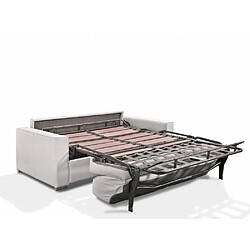 Avis Inside 75 Canapé EXPRESS PREMIUM 120 cm sommier lattes RENATONISI matelas BULTEX velours gris silver