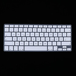 Film de protection pour clavier allemand phonétique pour Macbook 13/15 pouces blanc