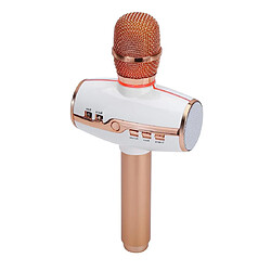 Yonis Microphone Bluetooth Sans Fil RGB Karaoke