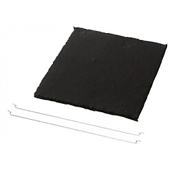 Filtre à charbon long life (28 x 24,5 x 1 cm) pour hottes elica