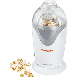 Machine à pop-corn, air chaud sans huile, 1200, Blanc, Clatronic, PM 3635