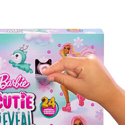 Avis Barbie-Calendrier de l'Avent Cutie Reveal-1 poupée et 24 surprises HJX76