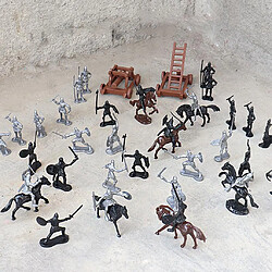 Acheter Figurines D'action Militaire Armée Hommes Soldats Playset Table De Sable Scène Jouer 34 Pièces