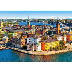 Castorland Puzzle 500 pièces : La vieille ville de Stockholm, Suède