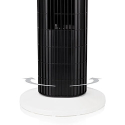 DOMO Ventilateur tour 77 cm 45 W Noir et blanc DO8126 pas cher