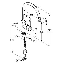 Avis Kludi 428510578 Mitigeur d'évier Chrome