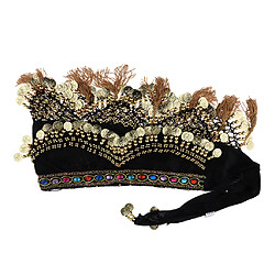 Acheter paillettes de danse du ventre hanche foulard femme jupe avec des pièces d'or noir