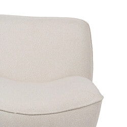 BigBuy Home Fauteuil Blanc Bois MDF Foam 100 % polyester 71 x 81 x 66 cm pas cher