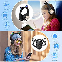 Écouteurs Bluetooth sans fil pour filles YUANFU-AKZ-02 (avec écouteurs Bluetooth Michael-Black) pas cher