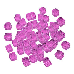 100pcs 10mm coloré dés jeux de société cube pour parti KTV jouets violet pas cher