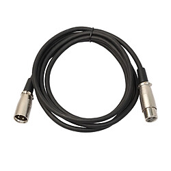 Wewoo Câble 1.8m 3-Pin XLR Mâle à XLR Femelle Microphone pas cher