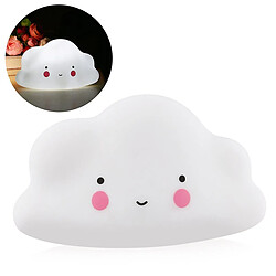 Universal Pépinière lampe nuage visage lumineux blanc micro lampe nuage jouet pour chambre enfant maison déco