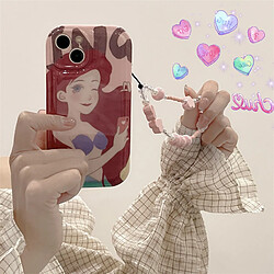 GUPBOO Étui pour iPhone13ProMax Selfie Mermaid Girl Phone Case Cartoon Silicone Girl