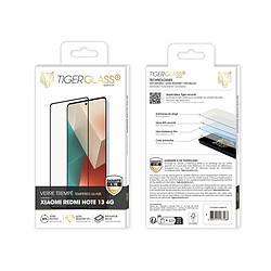 Tiger Protection d'Écran pour Xiaomi Redmi Note 13 4G en Verre Trempé 9H+ Anti-rayures Transparent