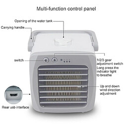 Mini Ventilateur de Climatisation Refroidisseur d'Air Climatiseur Portable Humidificateur Purificateur Refroidissement de la Pièce pas cher