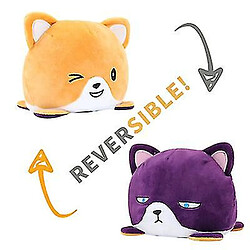 Universal Expression double face flip animal peluche 15cm