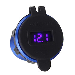 RV / Yacht / Motorcycle Modified USB Belt Switch Chargeur étanche 12V-30v Blue