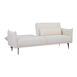 Atmosphera, Createur D'Interieur Canapé convertible 3 places beige - L207xP86xH87,5cm - Azeli+Atmosphera Créateur d'intérieur pas cher