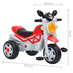 vidaXL Tricycle pour enfants Rouge pas cher