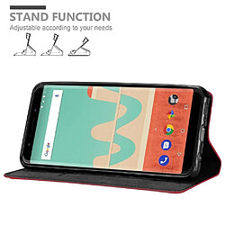 Cadorabo Coque WIKO VIEW GO Etui en Rouge pas cher