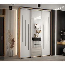 Abiks Meble Armoire DAVOS 9 À Portes Coulissantes 235,2/170/60 3 Portes