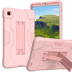 Coque en TPU + Silicone Conception de couleur de contraste avec béquille coulissante or rose pour votre Samsung Galaxy Tab A7 Lite 8.7 pouces T225/T220 (2021))