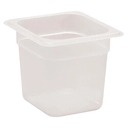 Bac Polypropylène GN 1/6 - 2 Profondeurs - Cambro