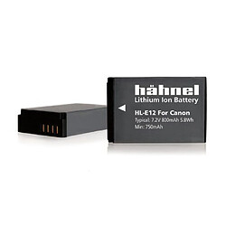 Hähnel HL-E12 Batterie Li-ion de rechange pour Canon LP-E12, 800 mAh