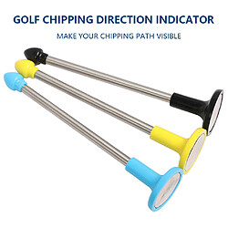 3pc Golf Aimant Lie Angle Tool Bâtons D'aide à La Formation Swing Trainers 1 Jaune 1 Bleu 1 Noir