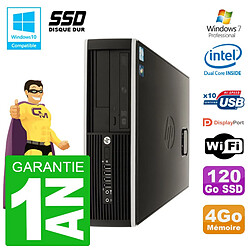 PC HP Compaq 8100 SFF G6950 RAM 4Go SSD 120Go Graveur DVD Wifi W7 - Occasion