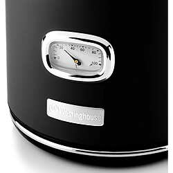 Westinghouse - Retro - Bouilloire 1,7 L + Machine à café - Cafetière filtre - Noir