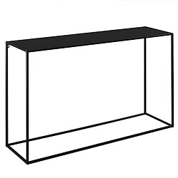 Table Console en Métal 74 x 115 x 32 cm Noir Mat [en.casa]