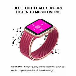 Avis X6 Montre Intelligente Bluetooth-Compatible Appel Écran Tactile Musique Étanche Sport Fitness Bracelet Rose