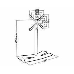 Avis ERARD Group Pied tv pour écran 30 à 52 acier - 038143 - ERARD