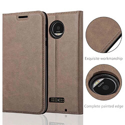 Avis Cadorabo Coque Motorola MOTO Z Etui en Brun