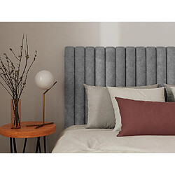 Acheter Vente-Unique Tête de lit coutures verticales - 170 cm - Tissu - Gris- SARAH