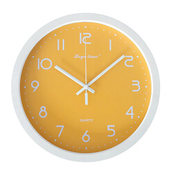 Acheter Horloge murale silencieuse de 12 pouces non-ticking horloge décorative pour le bureau à domicile orange