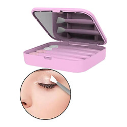 Acheter Pinceaux En Silicone 2x Yeux Et Lèvres 2x Pour Applicateur Correcteur De Sourcils Rose