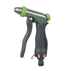 Ribimex Pistolet arrosage métal revêtement soft-touch jet réglable