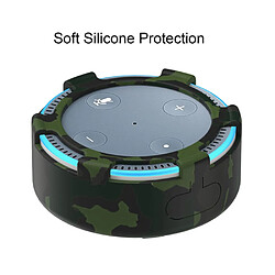 Coque en silicone Noir/camouflage pour votre Amazon Echo Dot 2