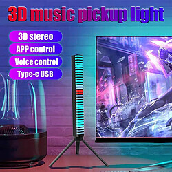 Avis GUPBOO Télécommande Universelle de Rechange 2 pc 3D RVB 32 LED Affichage Vocal Ceinture