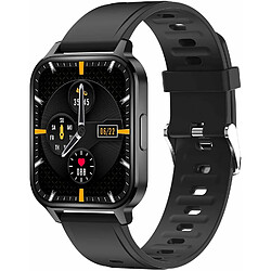 Chrono 2021 Smart Watch Ip68 Waterproof, 1,7 pouces Fitness Tracker avec moniteur de fréquence cardiaque et de sommeil, Smartwatch pour téléphones Android Compatible Iphone, Compteur de pas Podomètre Montres de sport pour Hommes Femmes(noir)